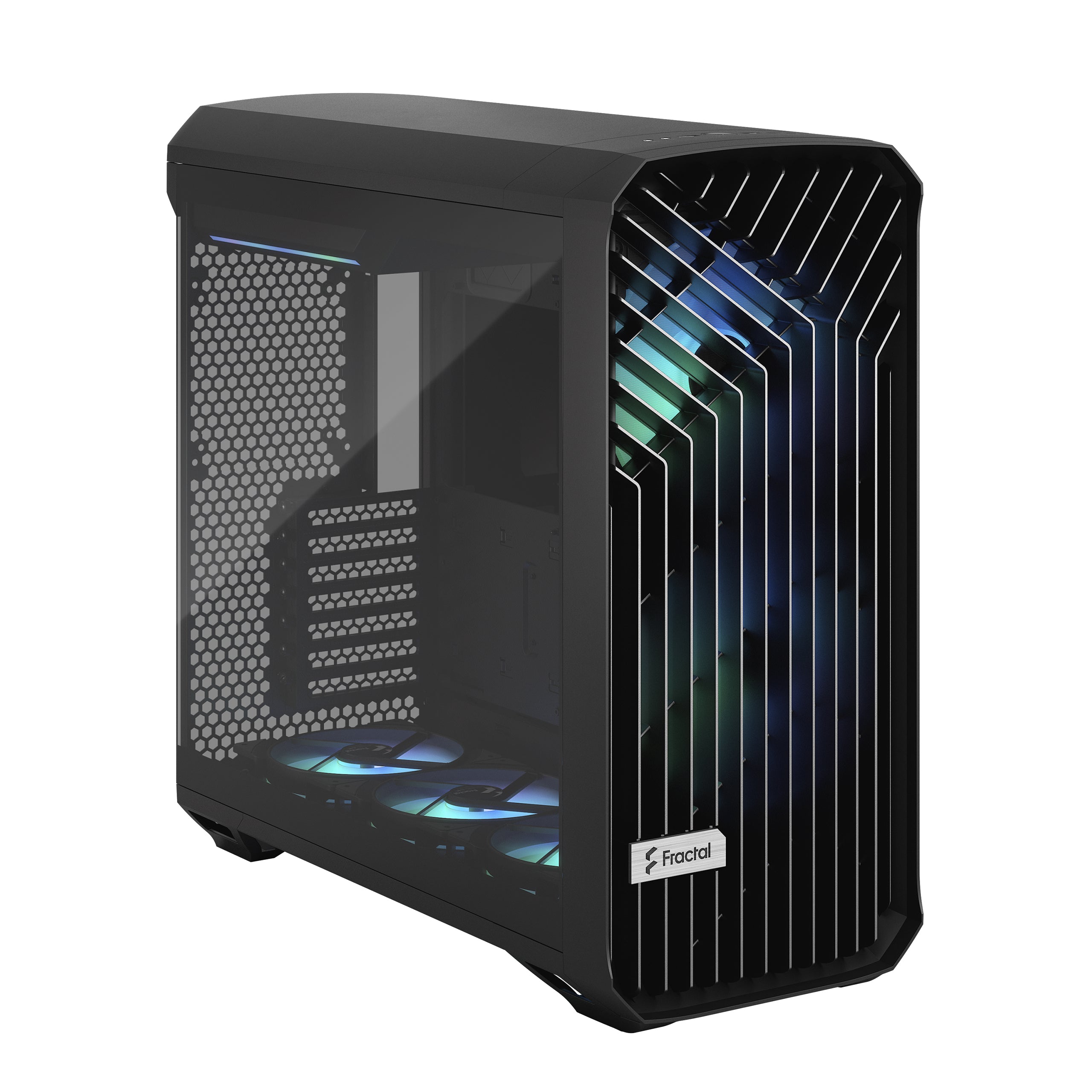 Fractal Design Torrent Black Solid PC Gaming Case – High Airflow Full Tower for Gaming & High-Performance Builds
