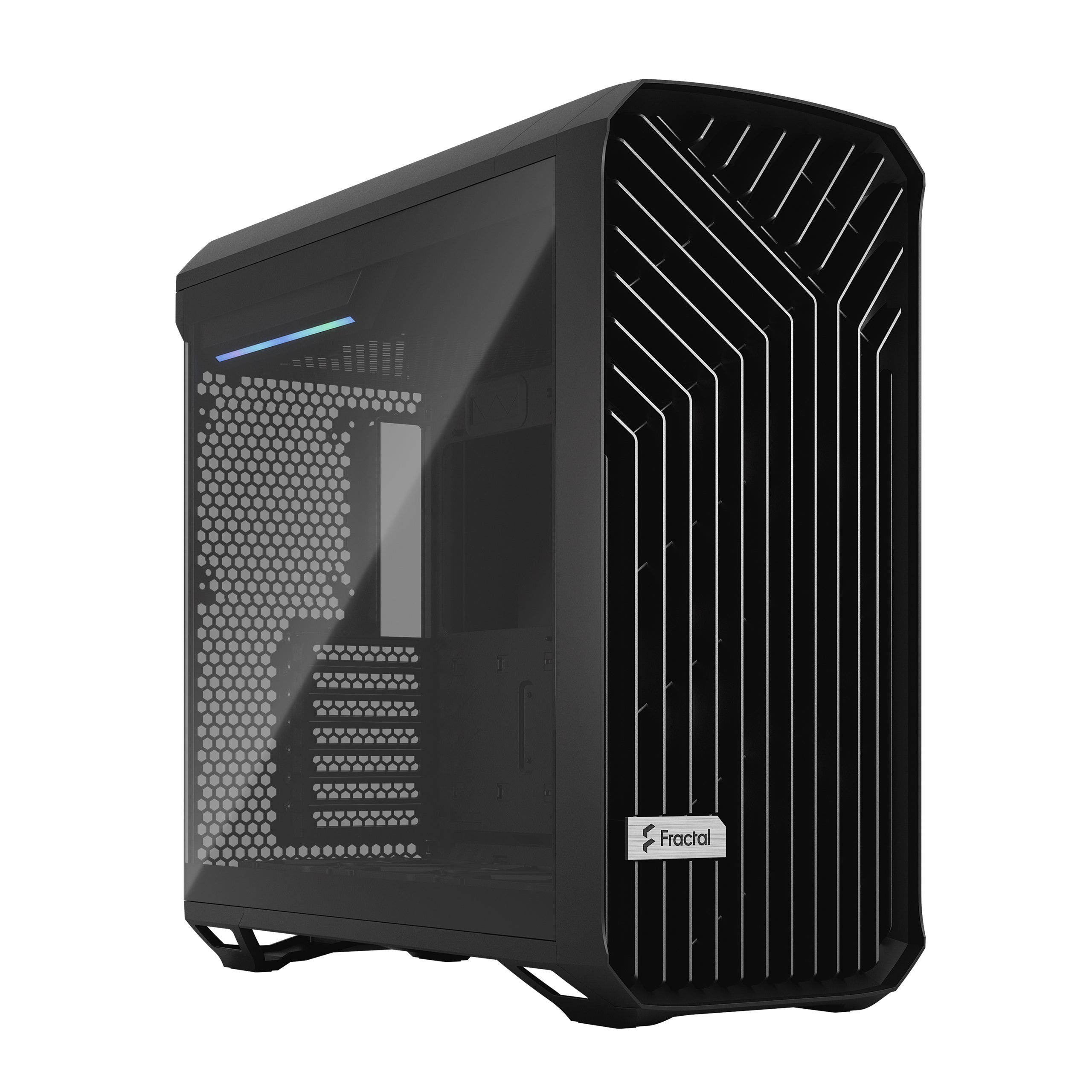 Fractal Design Torrent Black TG Light Tint PC Gaming Case – High Airflow Full Tower with Tempered Glass