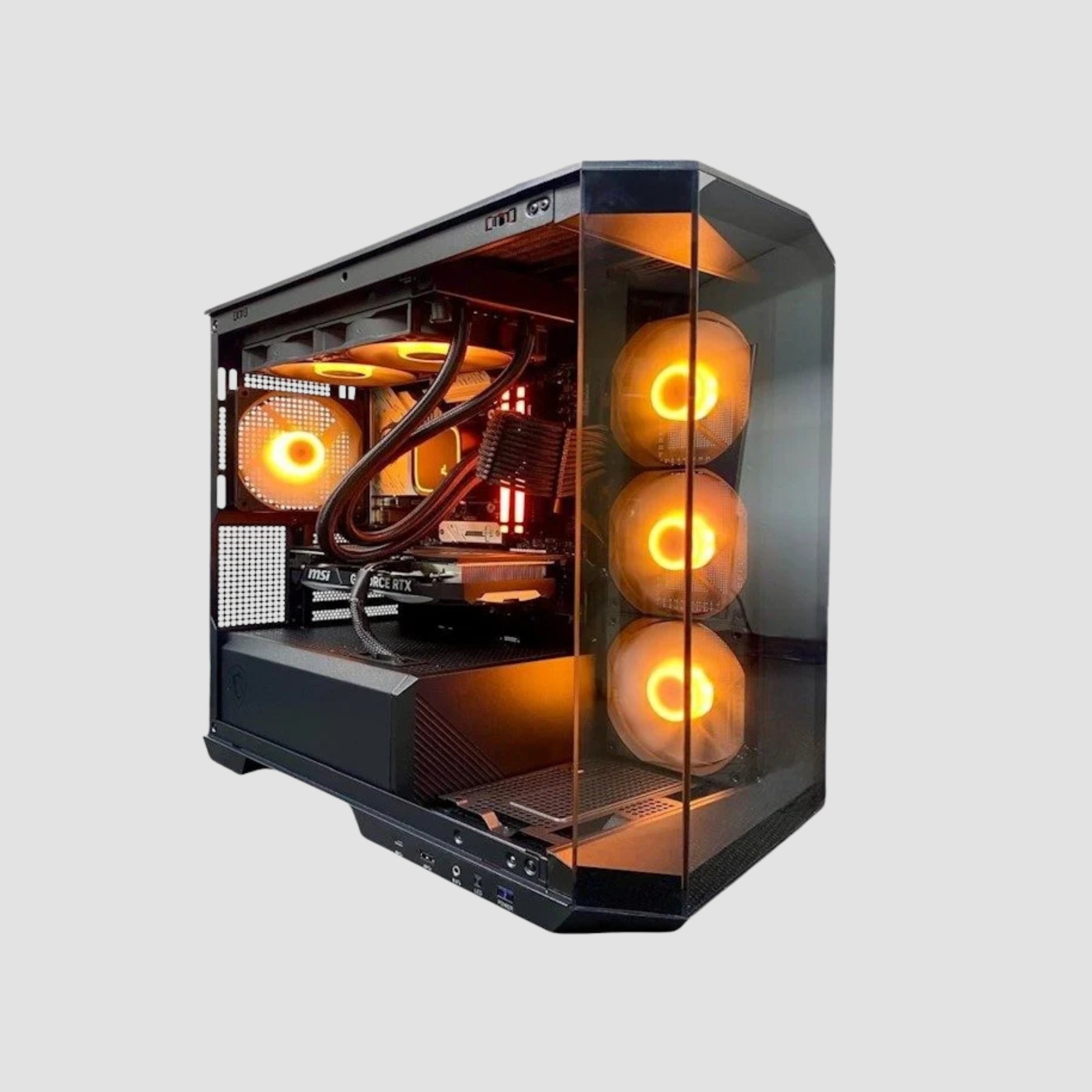 HYPERION PC - AMD Ryzen 7 9700X UP TO 5.50 GHz, GeForce RTX 5070 Ti, 16GB ddr5 ram, 1TB NVME, 850W 80 Plus PSU, win 11 pro