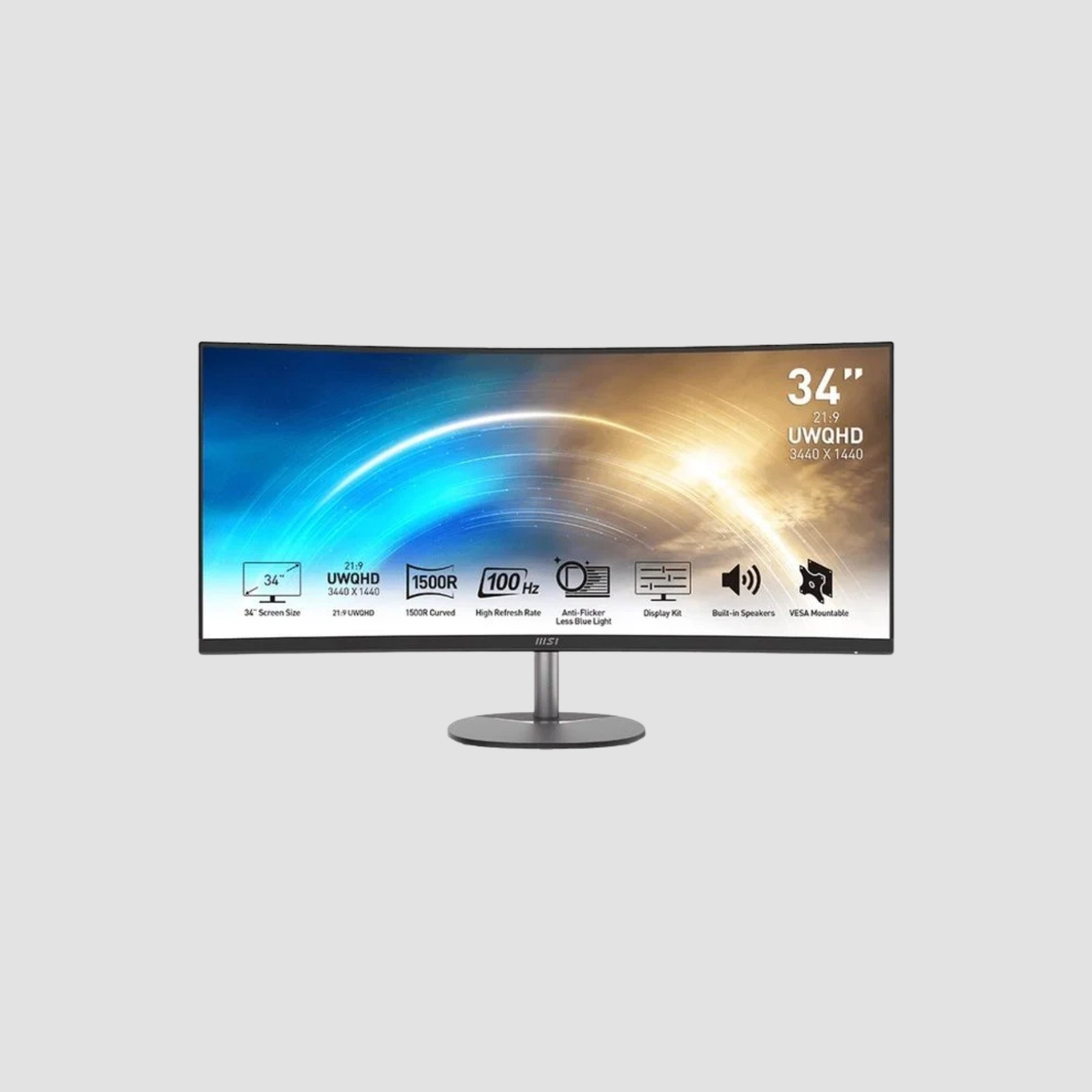 34" MSI MP341CQ Pro UW-QHD UWQHD