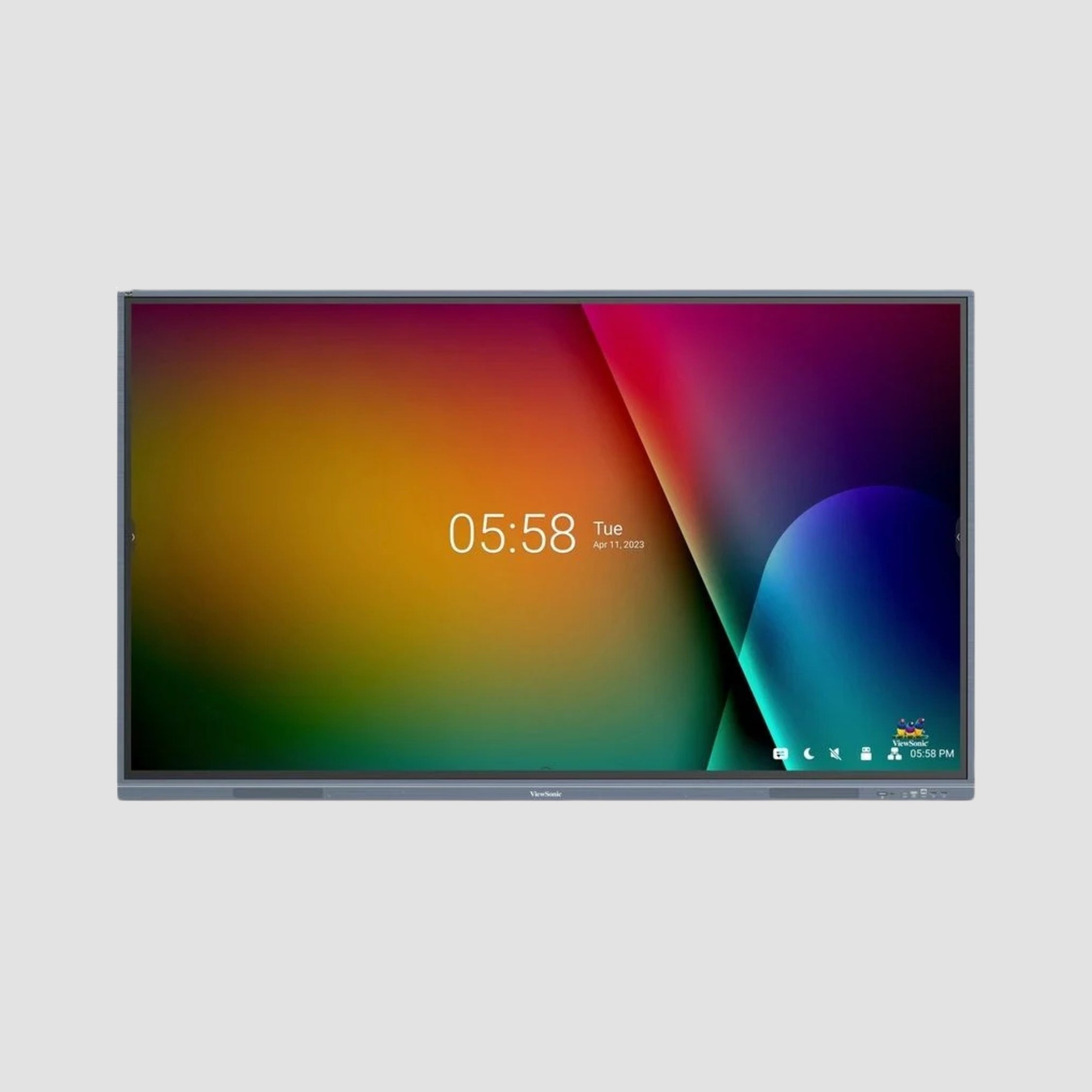 ViewSonic Multi Touch Display IFP7533-G/ 75"/ UHD/450nits, 5000:1, 8G RAM/128GB/HDMI/VGA/USB-C /RJ45 x2, RS232 x1, Gray