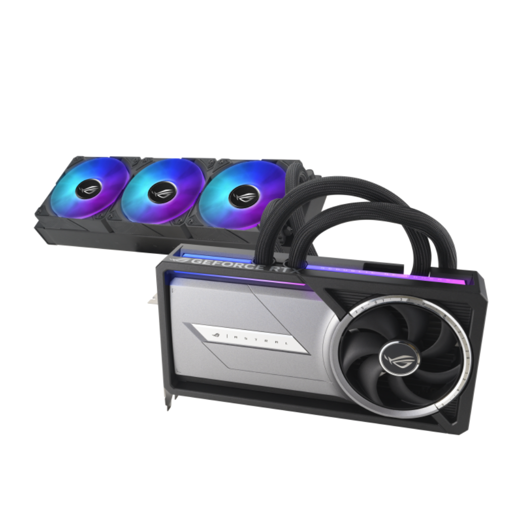 ASUS ROG Astral GeForce RTX 5090 Overclocked Edition Gaming Graphics Card – 32GB GDDR7, Liquid Cooling, PCIe 5.0, Ray Tracing, Aura Sync