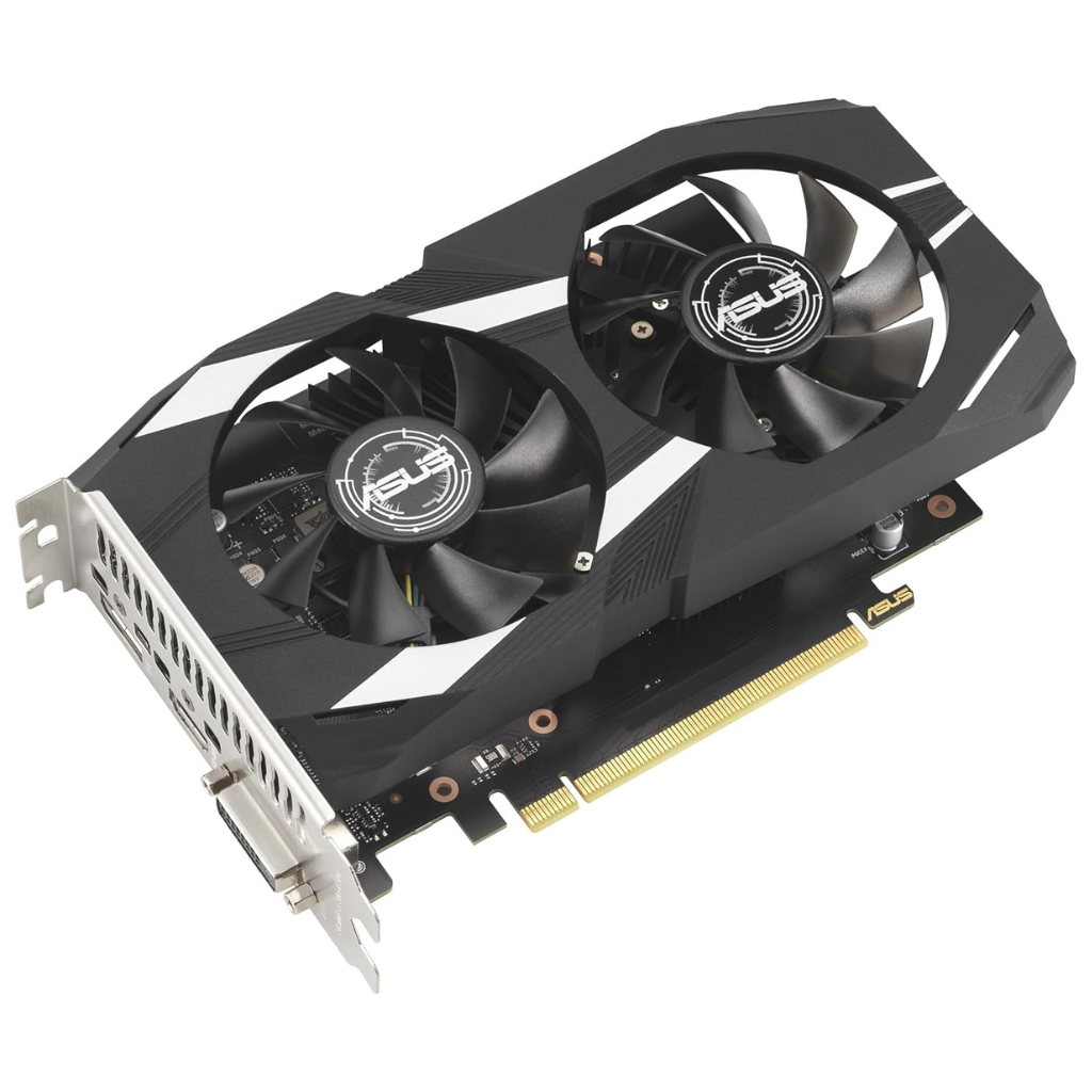 ASUS Dual RTX 3050 6GB GDDR6 Graphics Card – PCIe 4.0, Dual Fan Cooling, Ray Tracing Support