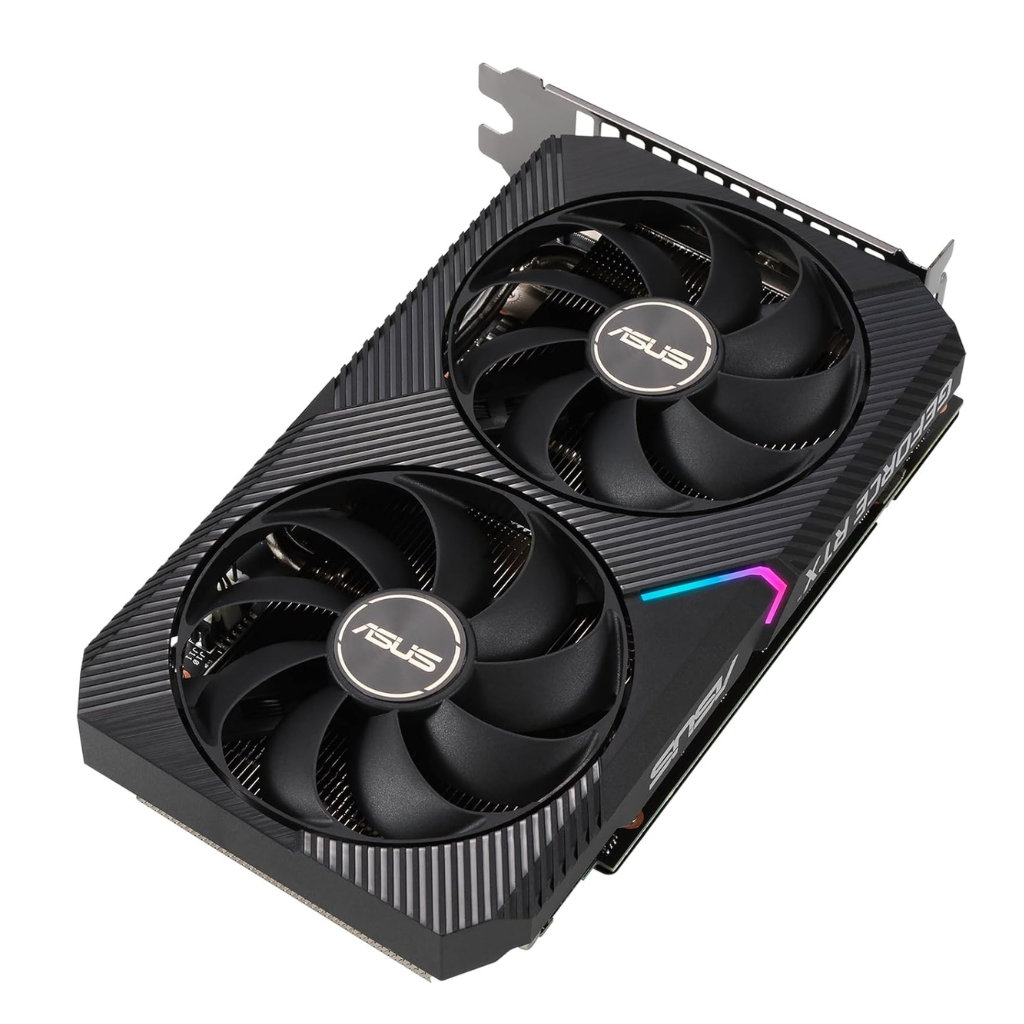 ASUS Dual RTX 3060 12GB V2 Graphics Card – GDDR6, PCIe 4.0, Dual Fan Cooling, Ray Tracing