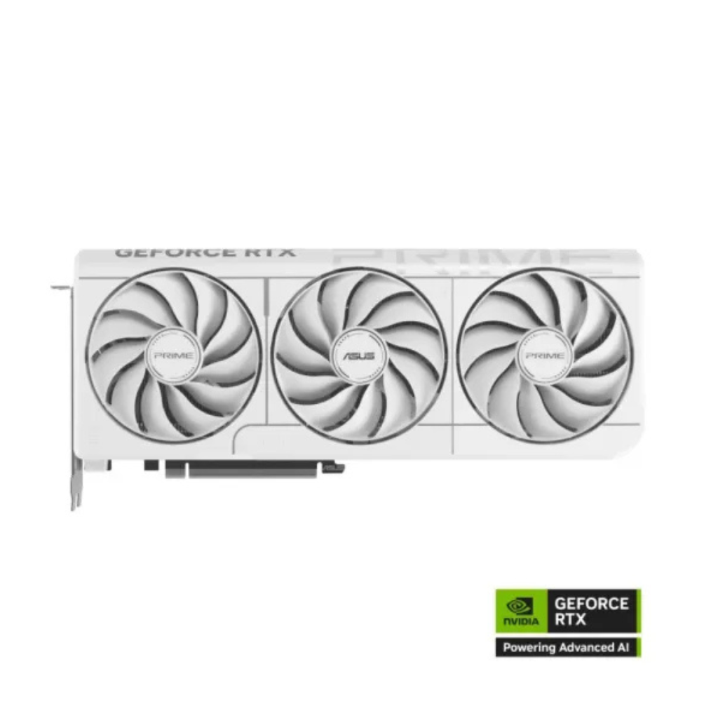 ASUS Prime GeForce RTX 5070 White Overclocked Edition 12GB Graphics Card – GDDR6, PCIe 4.0, Dual Fan, Ray Tracing