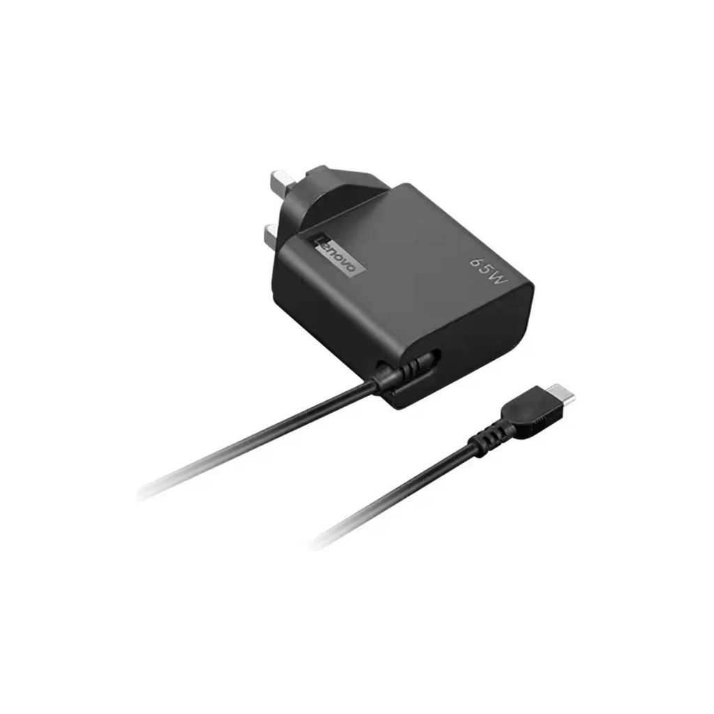 Lenovo 65W USB-C Wall Adapter UK power adapter/inverter Indoor Black