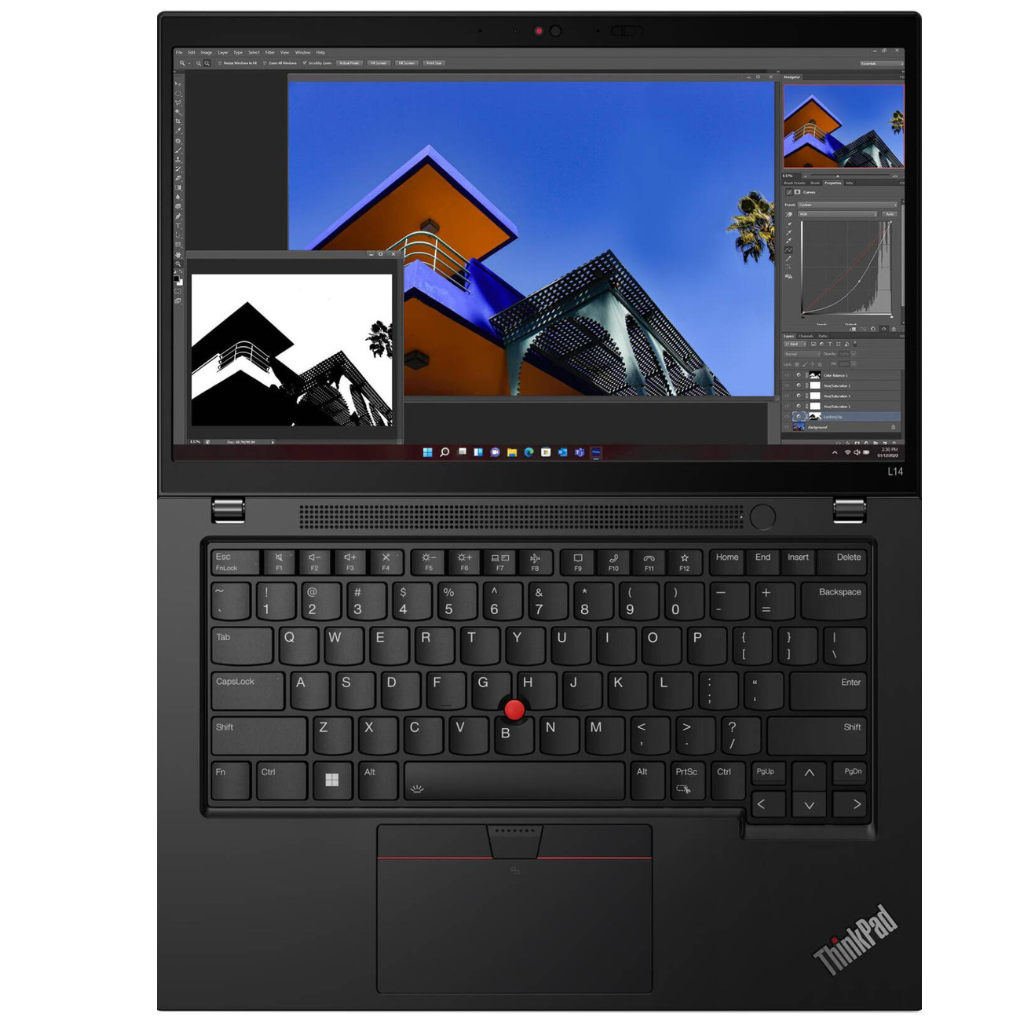 Lenovo ThinkPad E14 Gen 5 Laptop 14" WUXGA Display, Intel Core Ultra 5-125U, 8GB RAM, 512GB SSD, Intel Graphics, FreeWindows 11 Pro, Business Laptop