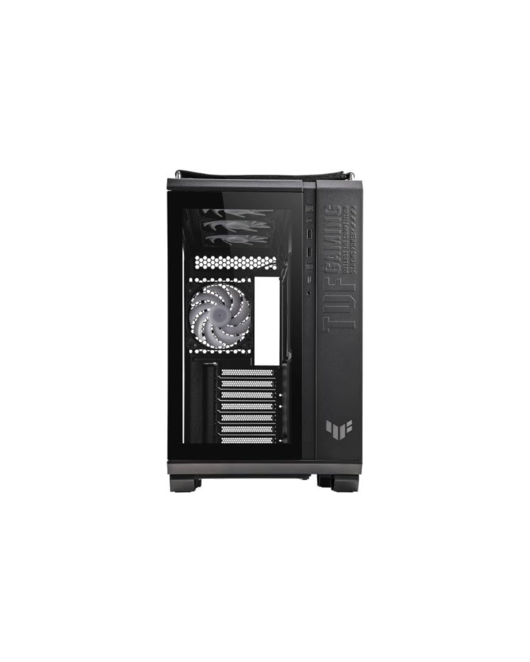 ASUS GT502 Plus Mid-Tower PC Case – Black with Tempered Glass, ARGB Fans, ATX / Micro-ATX / Mini-ITX Compatible