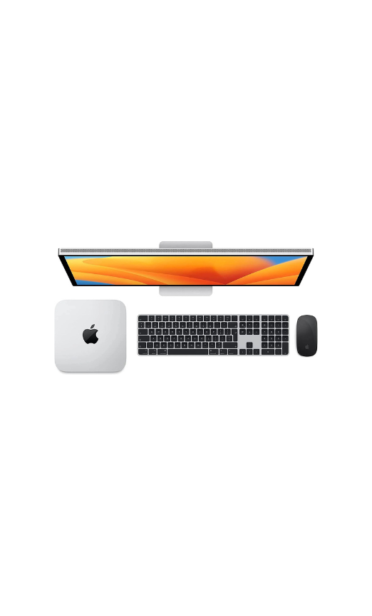 Apple Mac Mini (2023) M2 Chip with 8?Core CPU Desktop, 8 GB Unified RAM, 256 GB SSD, 10?Core GPU, 2xThunderbolt 4 Ports, 2x USB-A, HDMI, Silver | MMFJ3ZP/A / MMFJ3LL/A