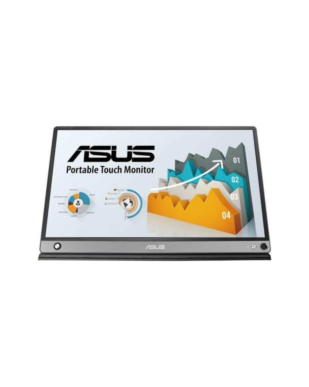ASUS MB16AMT 15.6" Portable Monitor – 5ms Response, HDMI + USB-C, Full HD 1920x1080, 60Hz, Black
