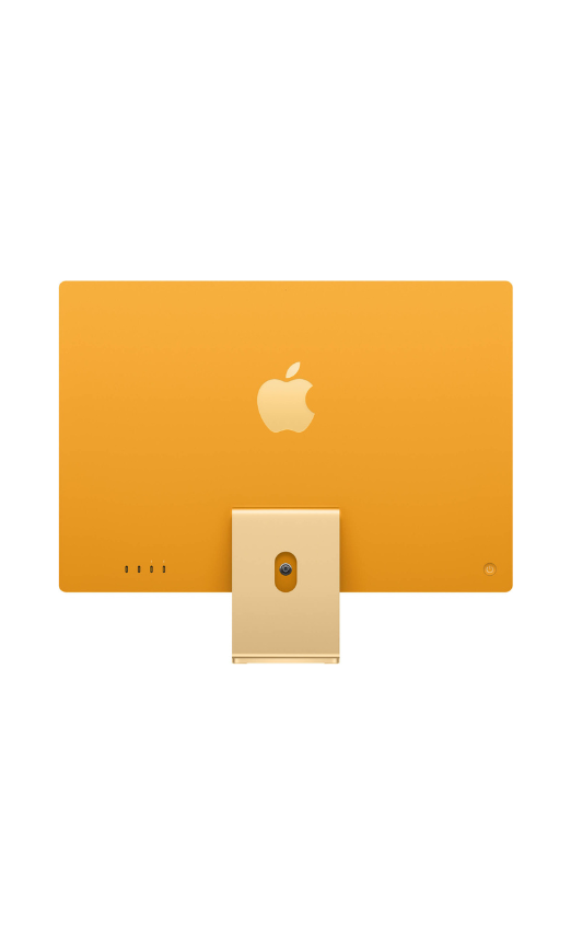 Apple iMac (2021) Desktop Computer, 24'' Retina 4.5K Display, Apple M1 Chip 8C CPU, 8C GPU, 16C Neural Engine, 8GB RAM, 512GB SSD, Gigabit Ethernet, Magic Keyboard English & Mouse, Yellow | Z12S0024H