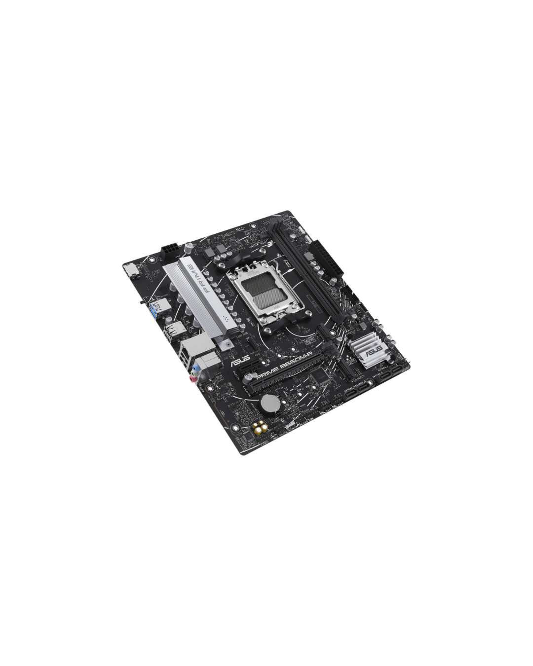 ASUS PRIME B650M-R-AE – Micro-ATX AM5 Motherboard with DDR5-7200+ OC, PCIe 4.0, 2.5Gb Ethernet, USB 5Gbps Type-C, HDMI™, BIOS FlashBack™, Aura Sync RGB & Enhanced Durability