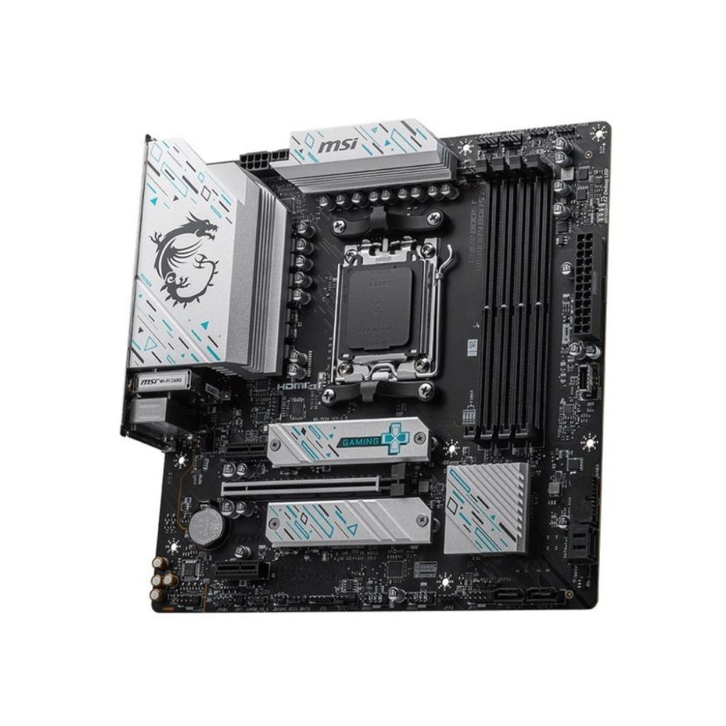 MSI B650M Gaming Plus WiFi Motherboard – Micro-ATX, AMD AM5, DDR5, PCIe 4.0, WiFi 6E