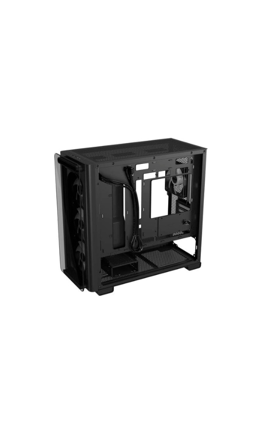 ASUS A23 Plus Mid-Tower PC Case – Black with Tempered Glass & ARGB Fans, ATX / Micro-ATX / Mini-ITX Compatible