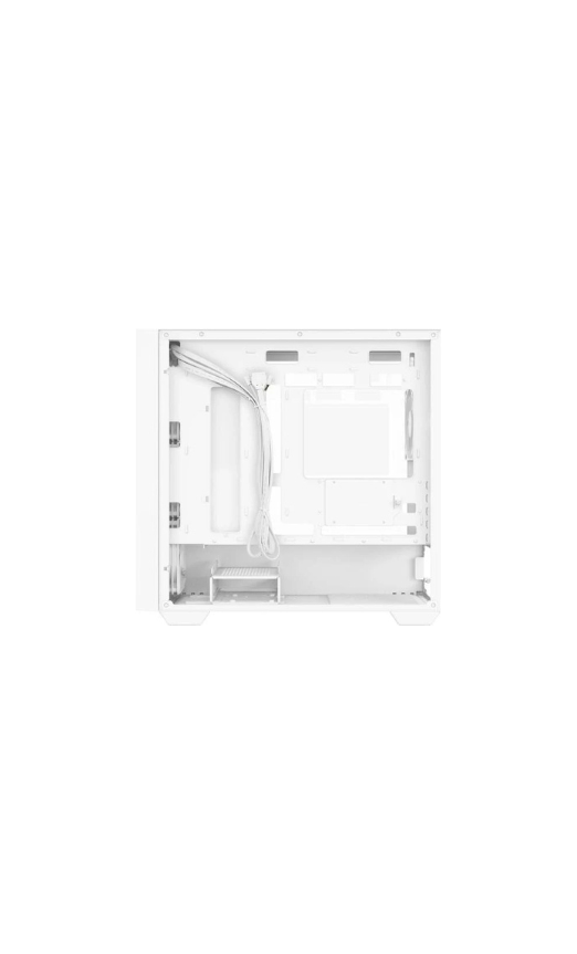 ASUS A21 Plus Mid-Tower PC Case – White with ARGB Fans, ATX / Micro-ATX / Mini-ITX Compatible