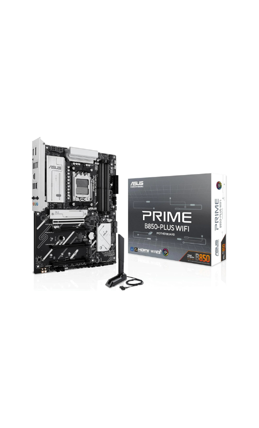 ASUS B850 Max Gaming WiFi W-AE   High-Performance ATX AM5 Motherboard with DDR5-8000+ OC, PCIe 5.0, WiFi 6E, USB 4.0, Enhanced Power Design & Advanced Cooling