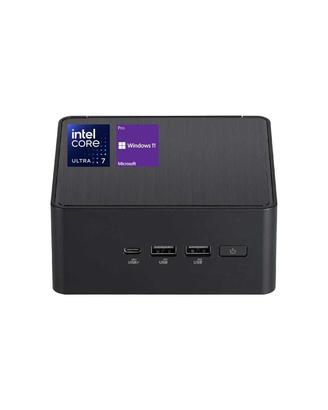 ASUS NUC 14 Pro AI Mini PC, Ultra 7 155H Mini Desktop, 64GB DDR5 RAM, 4TB PCIe SSD, Thunderbolts, HDMI, RJ-45, Wi-Fi 6, Windows 11 Pro, Black, Support AI/8K/Gaming