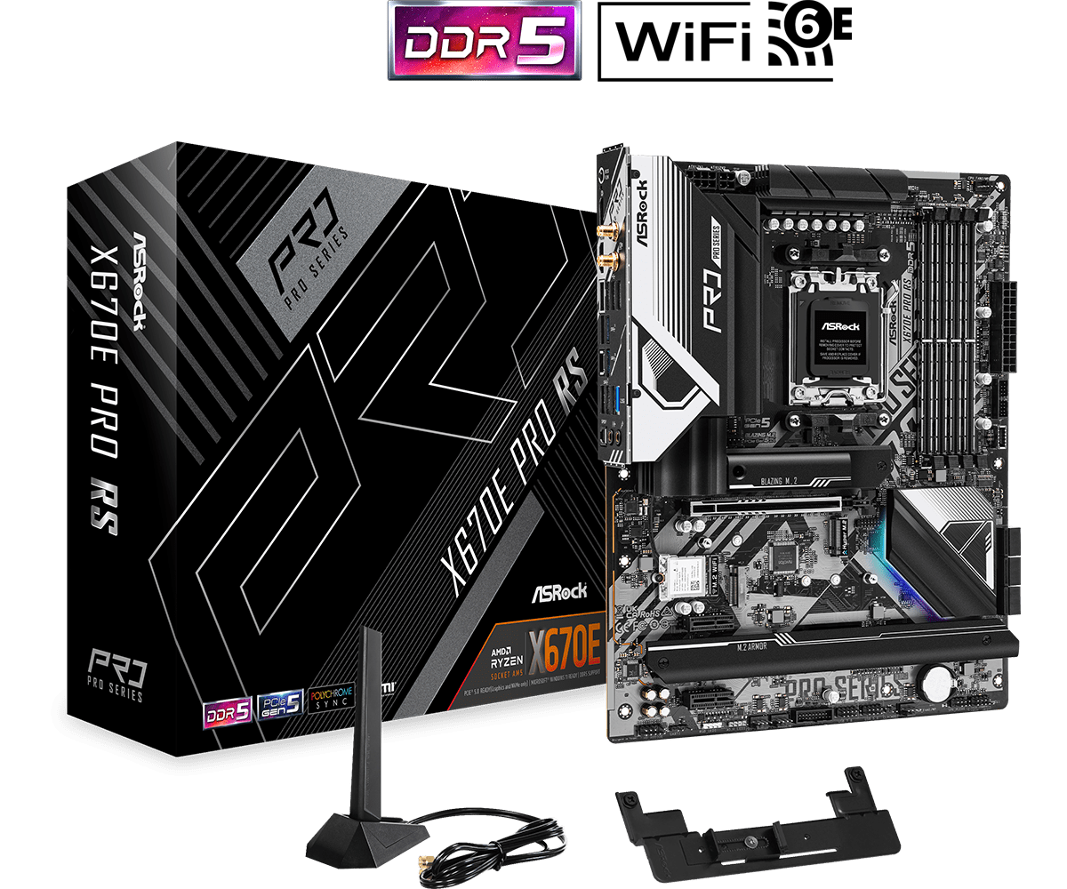 ASROCK X670E Pro RS D5 ATX