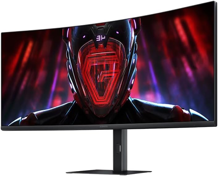 Xiaomi 34 Inch Curved Gaming Monitor G34WQi,WQHD Ultrawide Display 180Hz Free Sync 1500R Low Blue Light Global Version