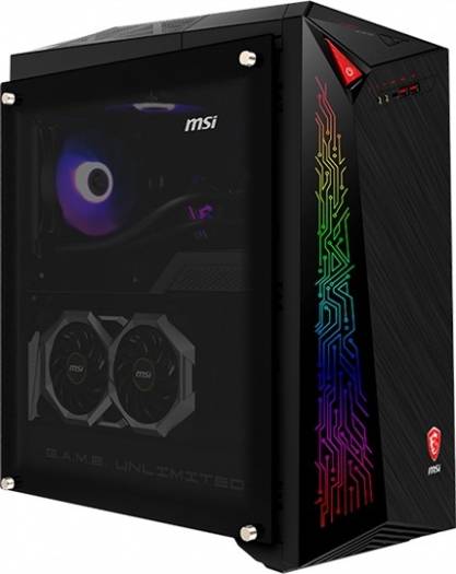MSI MEG Infinite X 10TE-878AE 10th Gen - Intel Core i7-10700KF, 64GB (32G*2) RAM, 2TB HDD + 1TB SSD, Nvidia® GeForce® RTX 3080 10GB, Gaming PC Window 10 Home - Black | 9S6-B91651-878