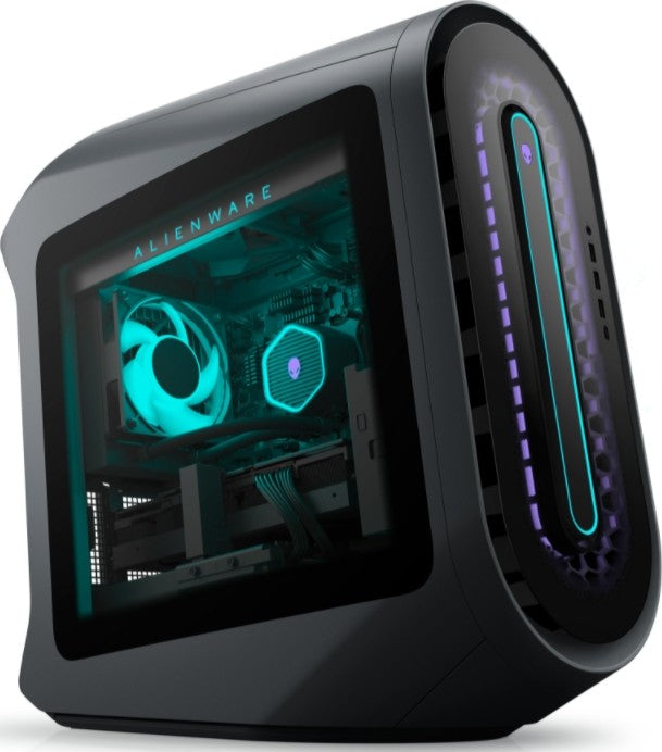 Dell Alienware Aurora R13 Gaming Desktop, 12th Gen Core i7-12700KF, 32GB RAM, 512GB SSD+1TB HDD, Nvidia GeForce RTX 3080 Ti 12GB GDDR6X, KB Arabic, Optical Mouse, Windows 11, Black | AUR13-ALNW-3080