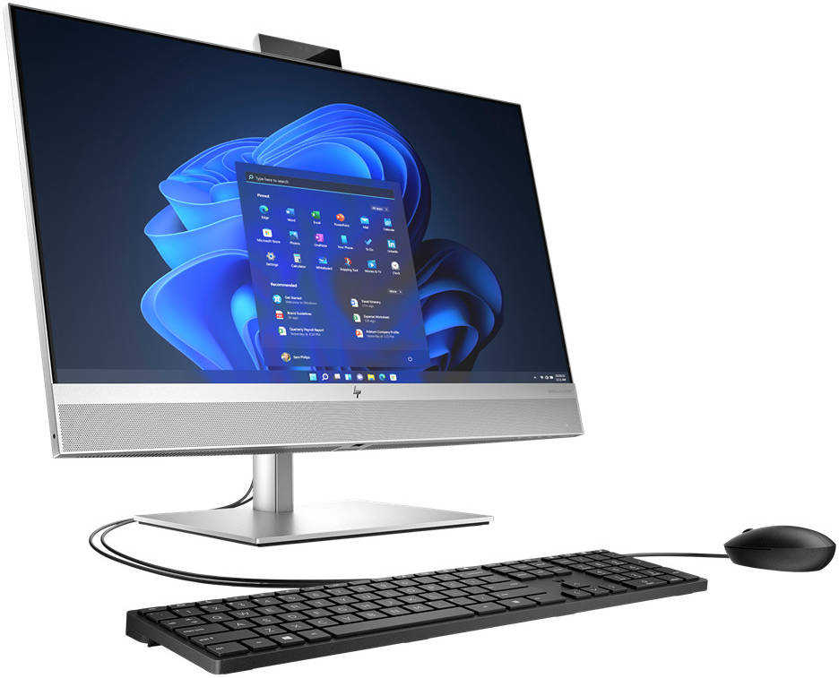 HP EliteOne 840 G9 All-in-One Desktop PC, 24" FHD  IPS Display, Intel Core i9-12900, 16GB RAM, 1 TB SSD, NVIDIA Geforce RTX 3050 Ti Graphics, Wired KB & Mouse Windows 11 Pro, Silver | 5L378ES#ABV
