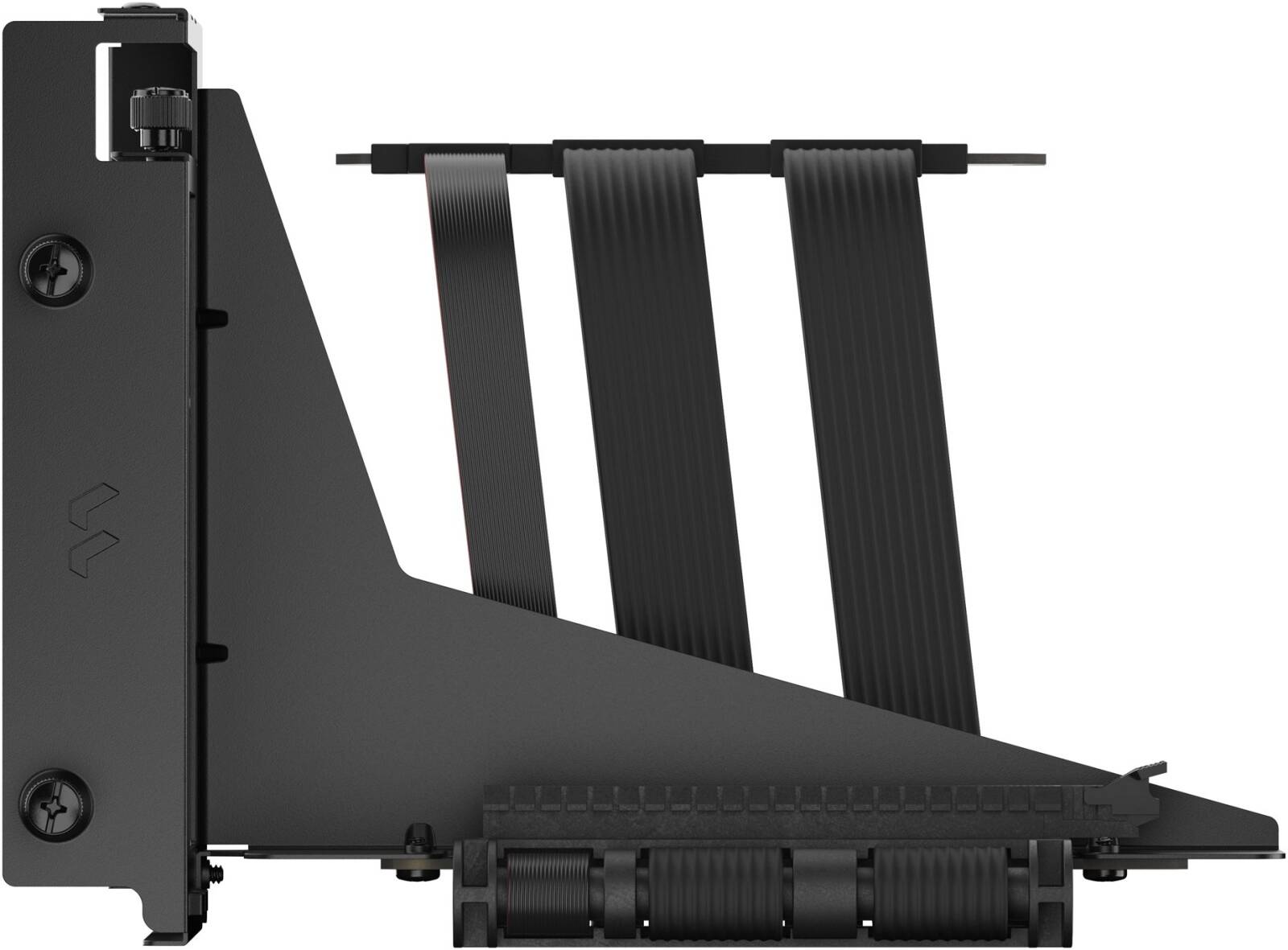 Fractal Design Flex 2 PCIe 4.0 Black Mount Kit – Vertical GPU Mount for Enhanced Display & Cooling
