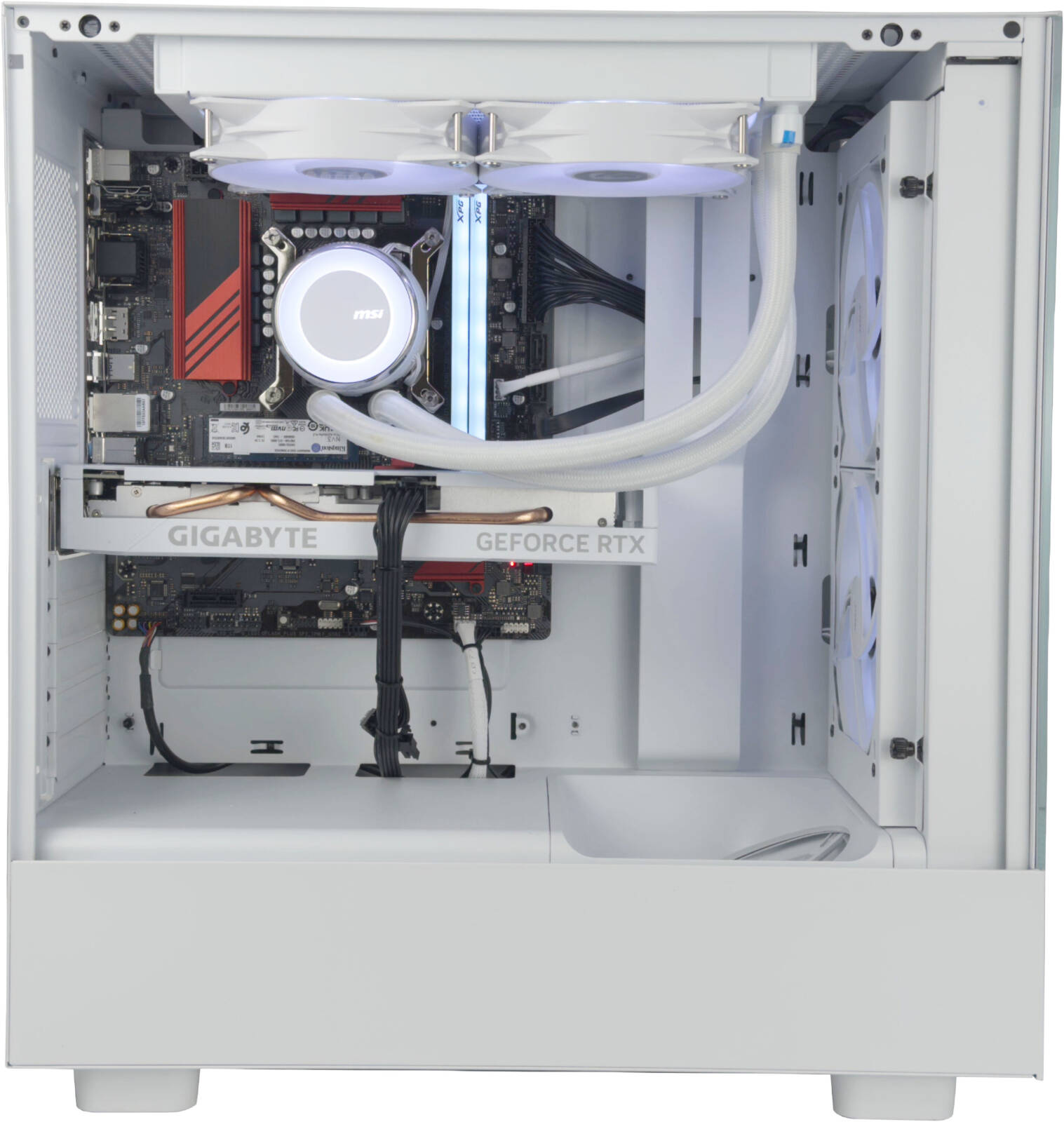 Elite R7 Gaming PC - AMD Ryzen 7 8700F 8 Cores 16 Threads, NVIDIA RTX 4070 12GB, 16GB DDR5 RAM 5600MHz, 1TB SSD Gen 4, 650W 80 PLUS PSU, 240mm Liquid Cooler, Wi-Fi + BT