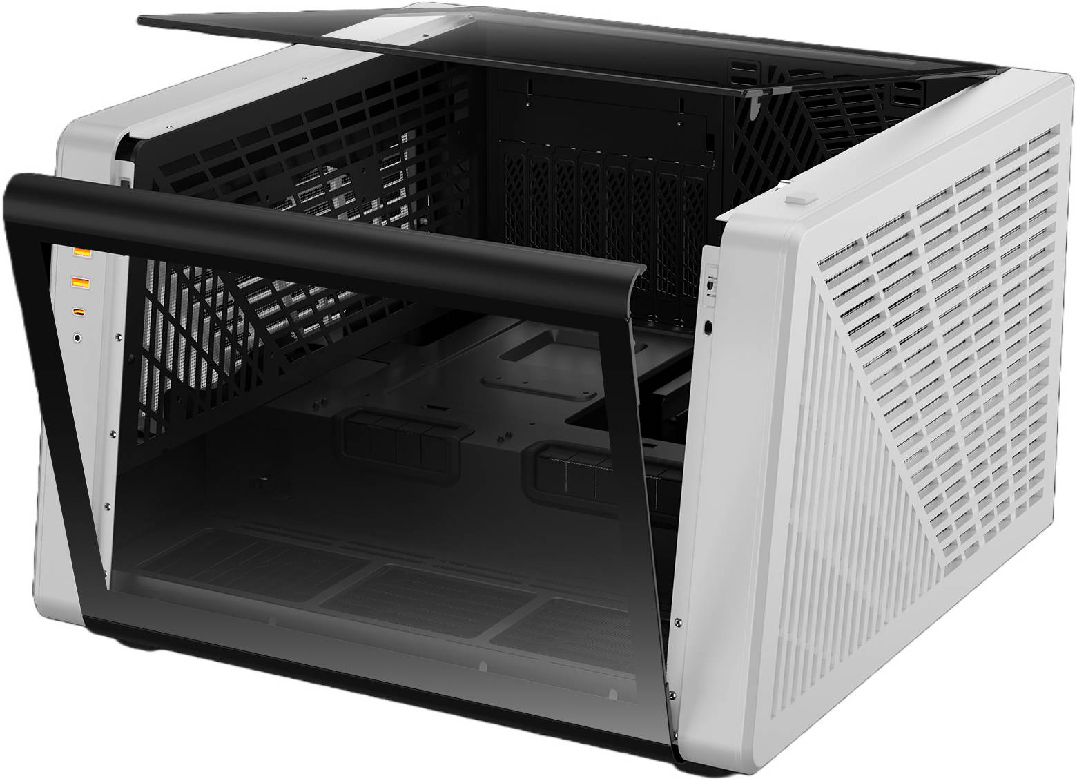 GAMDIAS NESO P1 Black Full Tower Gaming Case – Tempered Glass, High Airflow, ATX/E-ATX Compatible