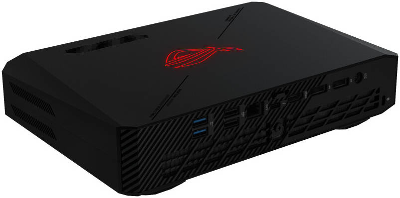 ASUS ROG NUC RNUC14SRKU7168A2I Gaming Computer, Intel Core Ultra 7 155H, 16GB RAM, 512GB SSD, GeForce RTX 4060 GPU, Wi-Fi 6E + BT5.3 Connectivity, Win11, EU Cord, Black | 90AS0051-M00050