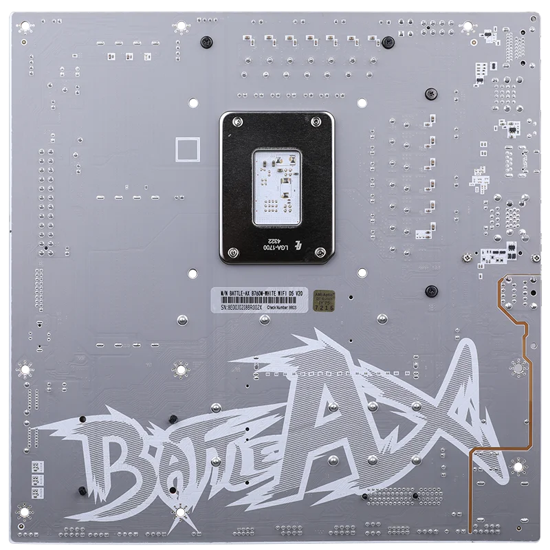 Colorful BATTLE-AX B760M-WHITE WIFI D5 V20 Micro-ATX Motherboard – Intel B760, LGA 1700, DDR5, PCIe 5.0, M.2 Slots, WiFi 6, White Edition High-Performance Gaming & Productivity Board