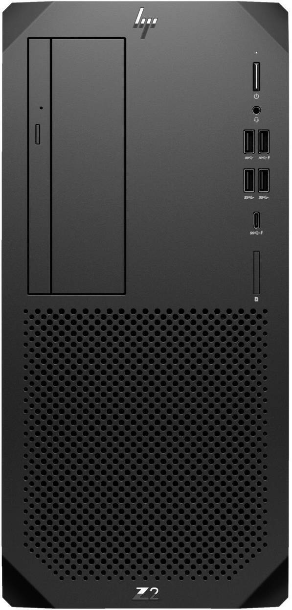 HP Z2 G9 Tower Workstation Desktop Computer, Intel Core i7-14700K Processor, 32GB RAM, 1TB SSD, 2x NVIDIA T1000 8GB Graphics, Bus Slim Keyboard, Windows 11 Pro, Black | Z2-G9