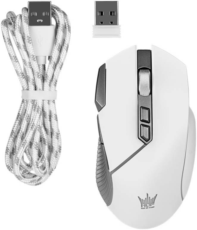 GALAX HOF Tactical M1 Wireless Gaming Mouse – Up to 32,000 DPI PixArt Sensor, USB-C & 2.4GHz Dual Mode, ARGB Lighting, 8 Programmable Macro Buttons, Ergonomic E-Sports Design