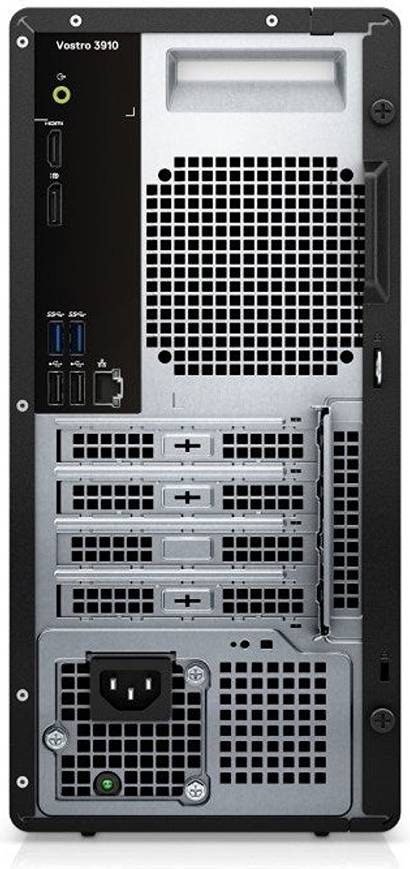 Dell Vostro 3910 Tower Computer, Intel Core i5-12400 2.50GHz Processor, 4 GB DDR4 RAM, 1TB HDD Storage, Intel UHD Graphics 730, Free DOS, Black | N7530VDT3910EMEA01