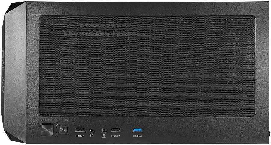 GALAX Revolution 07 ATX Mid-Tower Gaming PC Case – Tempered Glass Side Panel, SPCC Construction, Supports Up to 360 mm Radiator & 330 mm GPU, Black