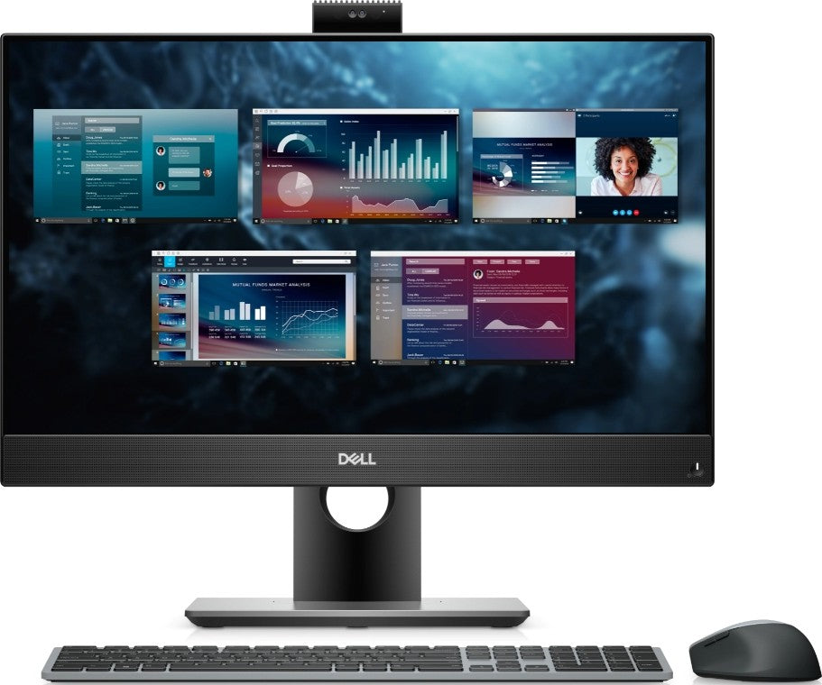 Dell 7490 All In One 24'' FHD LED Touch Screen PC, 10th Gen Intel Core i7-10700, 8GB RAM, 512GB SSD, 2GB VGA, Height Adjustable, Wireless Keyboard and Mouse, Windows 10 Pro | XCT7490AIOi78G512-PS