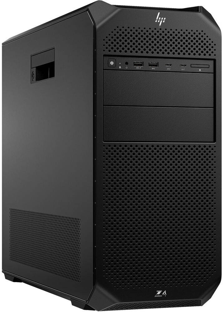 HP Z4 G5 Workstation Desktop PC, Intel Xeon W3-2423, 16GB DDR5 RAM, 512GB SSD, DVD-ODD, NVIDIA RTX A4000 16GB, Wi-Fi + BT, USB 320 Wired K/B & Mouse, Windows 11 Pro, Black | Z4 G5
