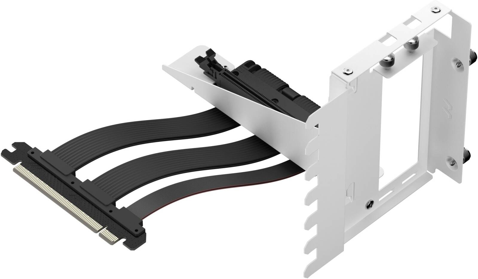 Fractal Design Flex 2 PCIe 4.0 White Mount Kit – Vertical GPU Mount for Stylish Display & Optimal Cooling