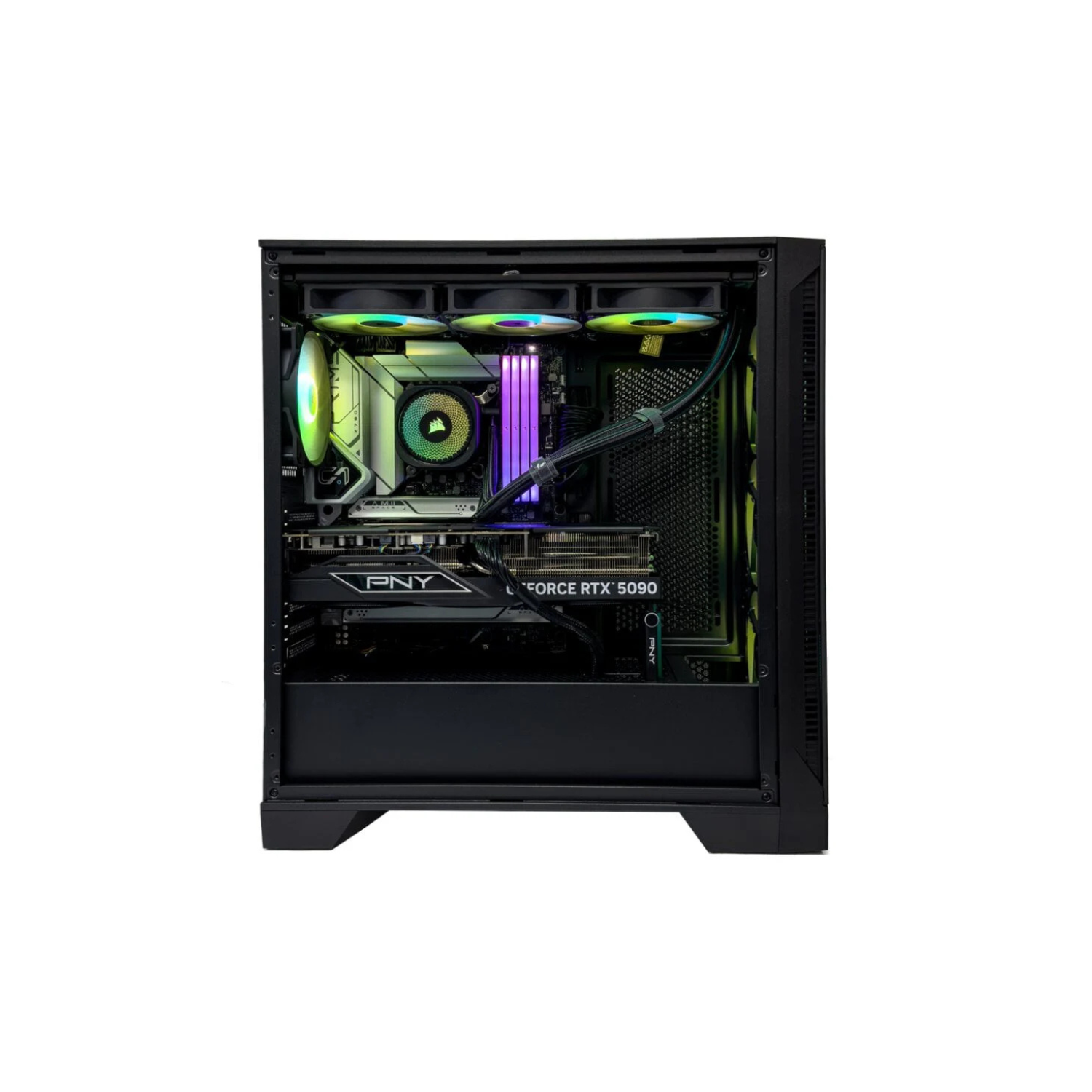 High-End WorkStation - AMD Ryzen Threadripper Pro 5955WX 16 Core 32 Thread, 2x NVIDIA RTX A5000 24GB, 128GB DDR4 RAM 3200MHz, 2TB SSD Gen 4 + 8TB HDD, 1050W 80 PLUS Gold PSU, 360mm Liquid Cooler