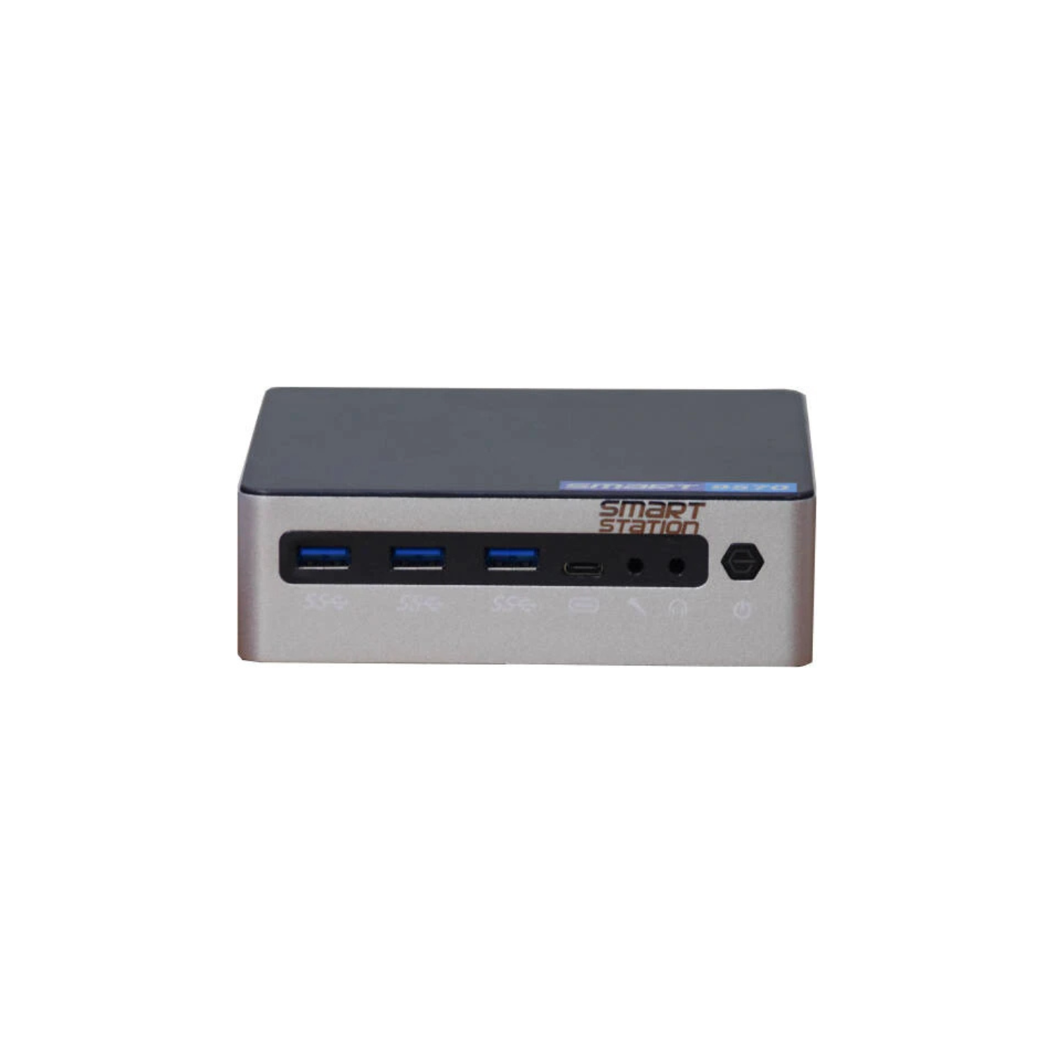 Smart Station 9570 Mini PC, Intel Core Ultra 7 155U Processor, 16GB RAM, 500GB SSD Storage, Wi-Fi, Dual Lan, Windows 11 Pro, Black | 9570