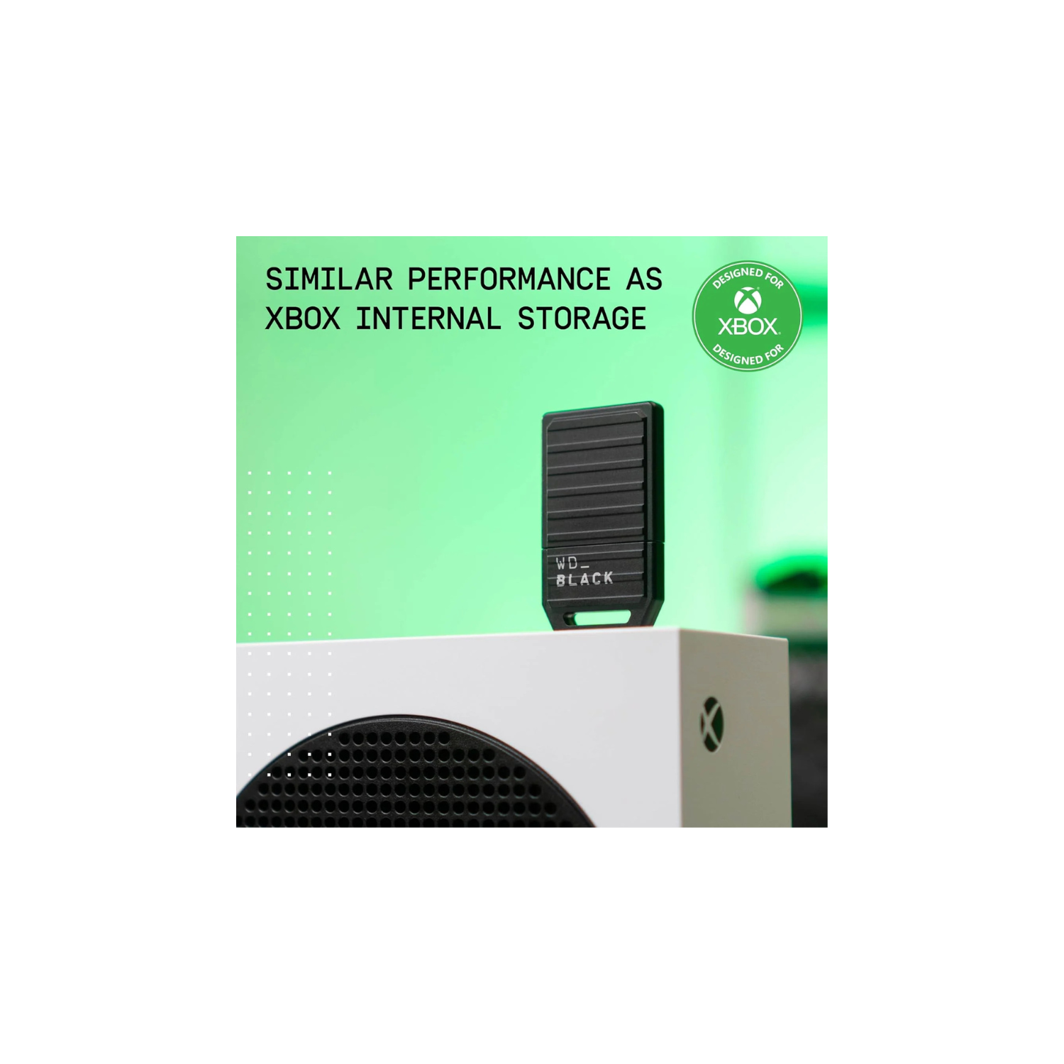 WD_BLACK C50 1TB PCIe 4x2 NVMe Expansion Card – Ultra-Fast 2400MB/s Read & 2000MB/s Write, Compact Gaming Storage