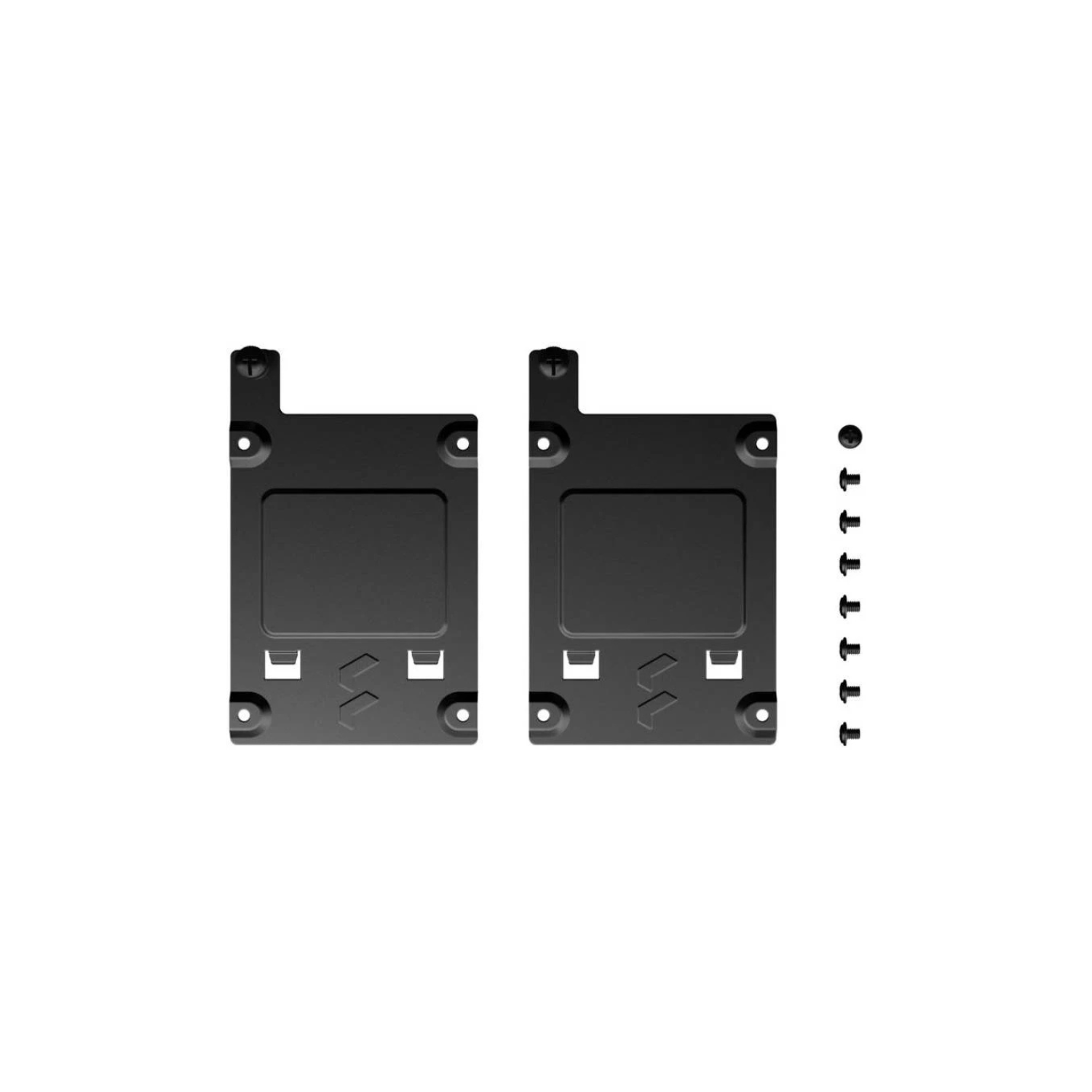 Fractal Design SSD Bracket Kit Type-B – Dual Pack, Black, Easy Installation for 2.5" Drives