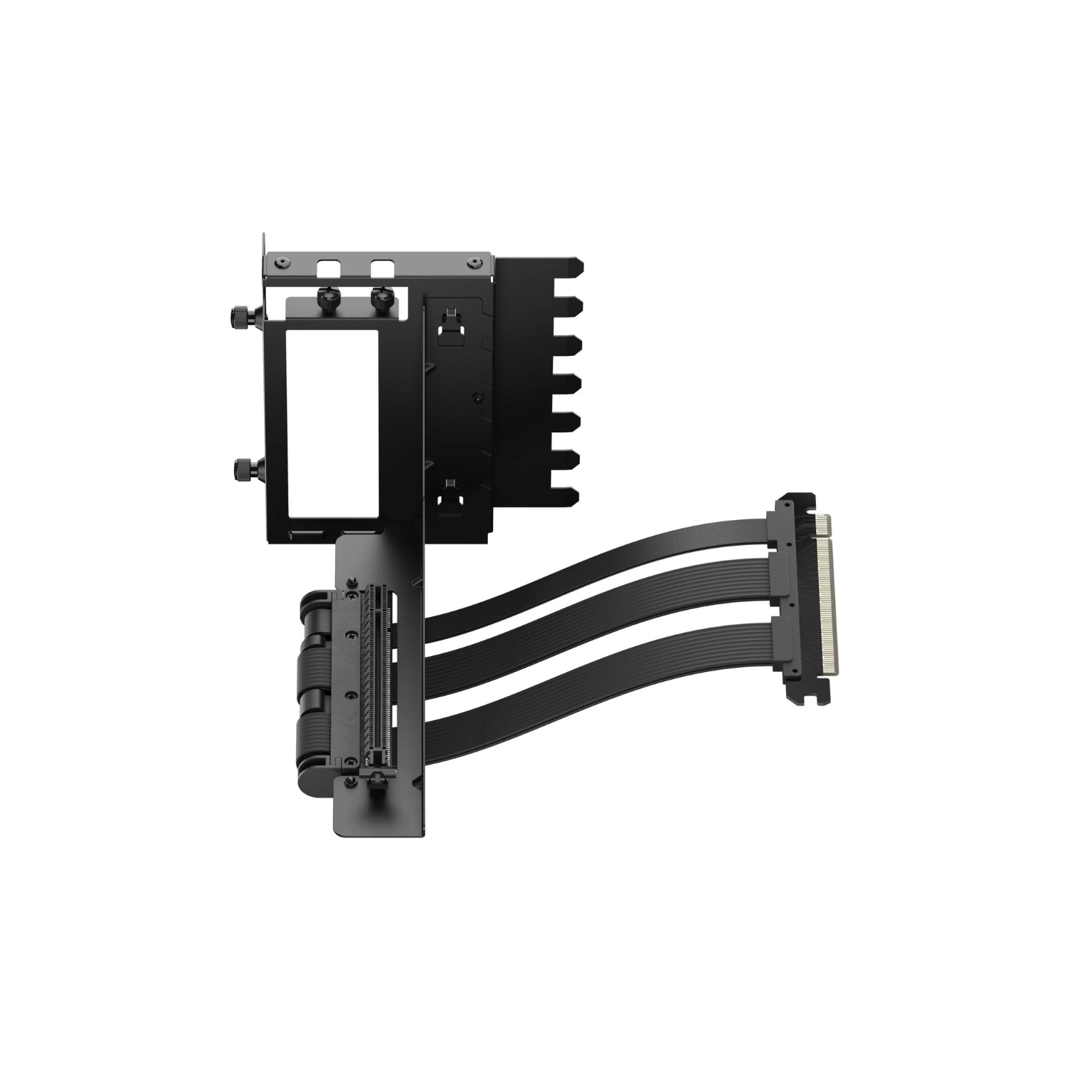 Fractal Design Flex 2 PCIe 4.0 Black Mount Kit – Vertical GPU Mount for Enhanced Display & Cooling
