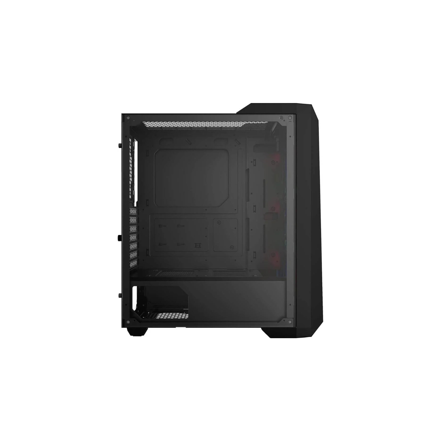 GAMDIAS TALOS E3 White Mid Tower Gaming Case – High Airflow, RGB Compatible, Tempered Glass, ATX/Micro-ATX