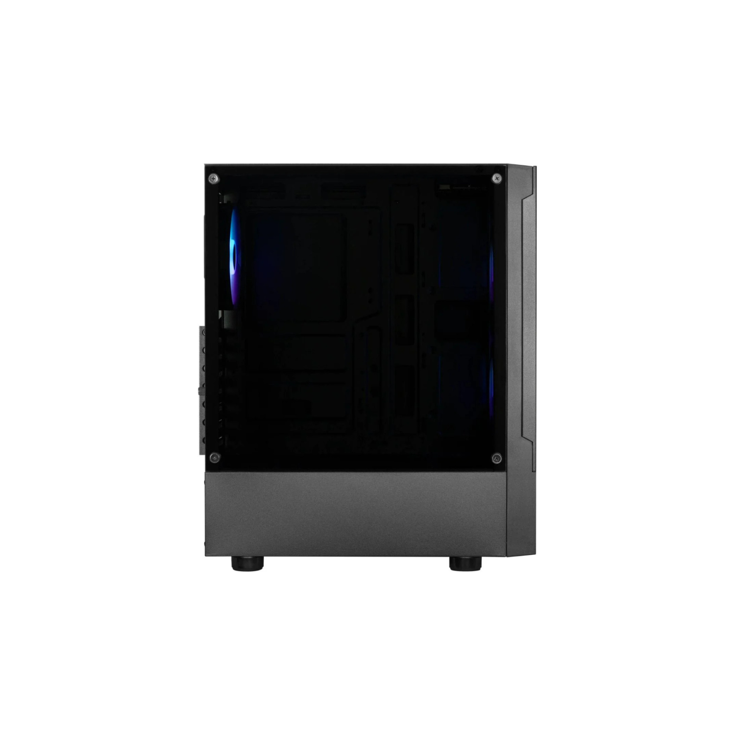 GAMDIAS TALOS E3 Mesh Black Mid Tower Gaming Case – High Airflow, RGB Compatible, Tempered Glass, ATX/Micro-ATX