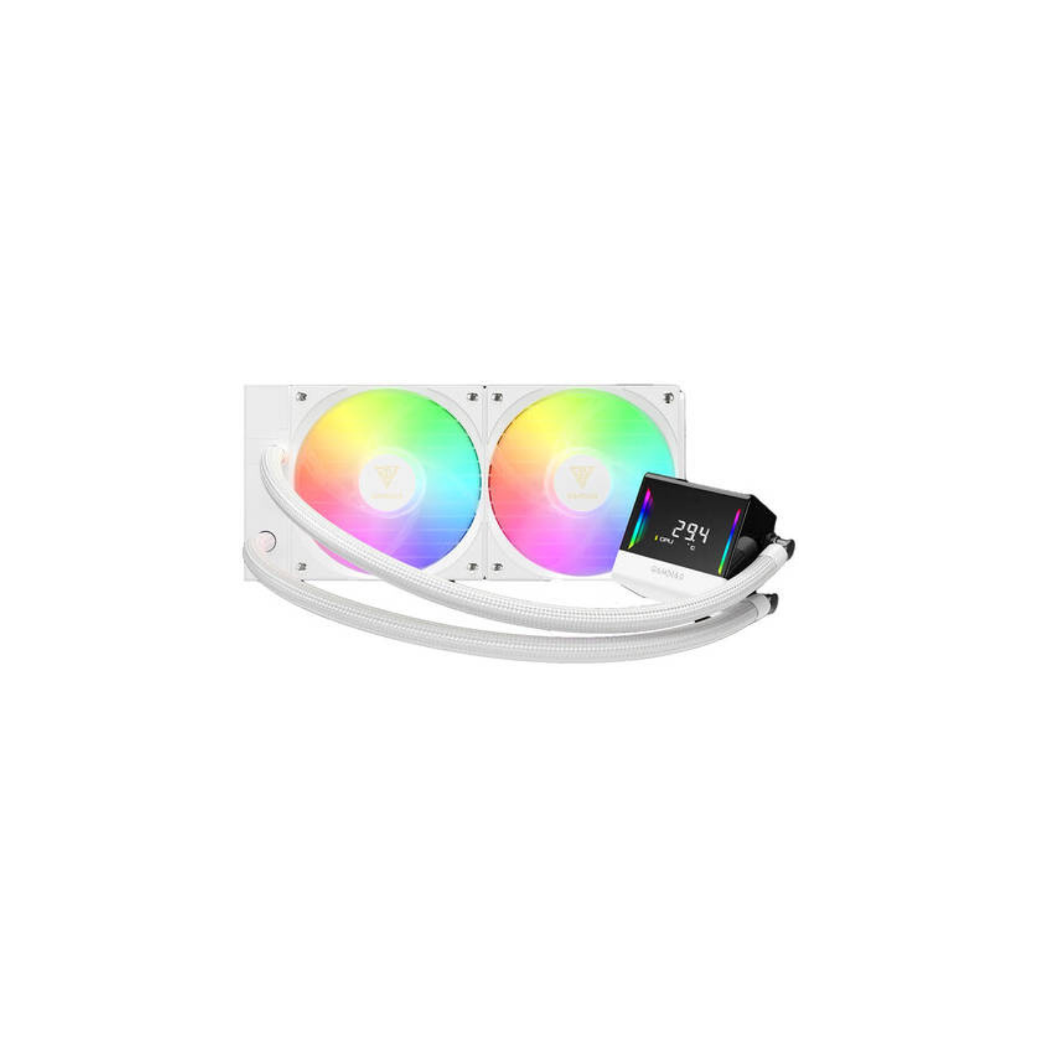 GAMDIAS CHIONE E4-240 White RGB Liquid CPU Cooler – 240mm High-Performance Water Cooling System