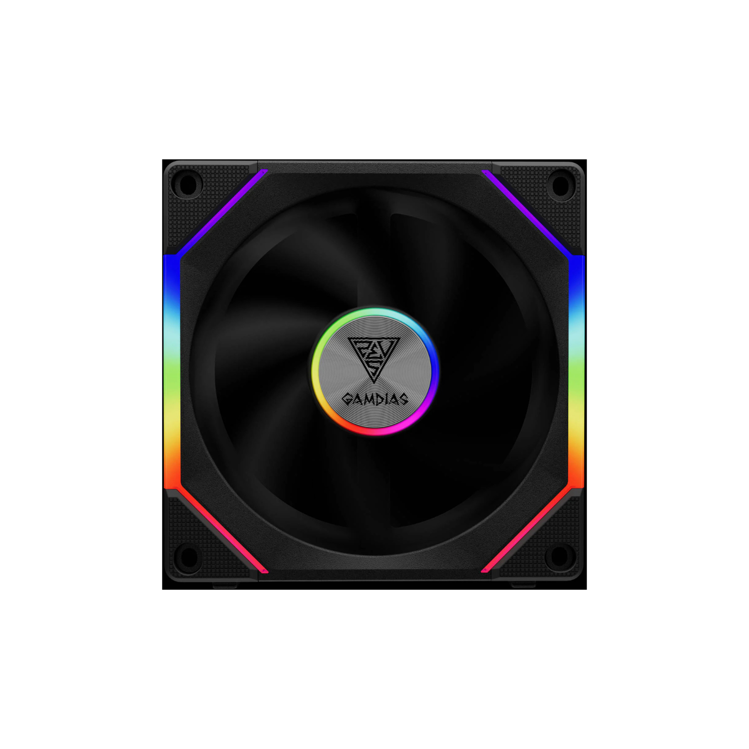 GAMDIAS AEOLUS P2-1203U 120mm RGB Cooling Fan – High Airflow PC Case Fan with Quiet Operation