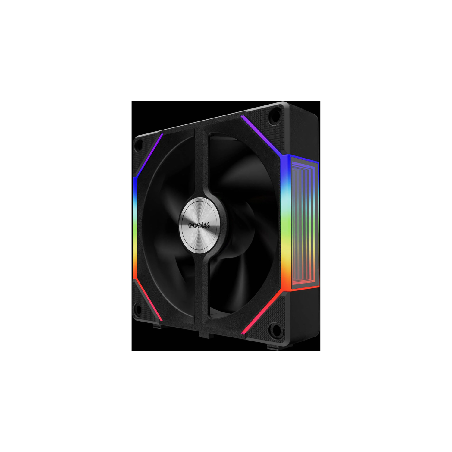 GAMDIAS AEOLUS P2-1203U 120mm RGB Cooling Fan – High Airflow PC Case Fan with Quiet Operation