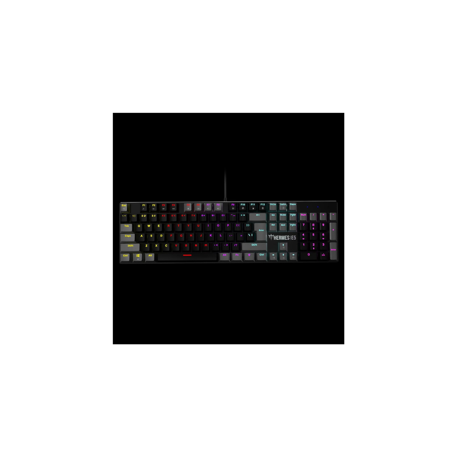 GAMDIAS Hermes E5 2-In-1 Wired Combo – Membrane Gaming Keyboard & Gaming Mouse, RGB Backlit, Ergonomic Design, Anti-Ghosting, PC Gaming Bundle