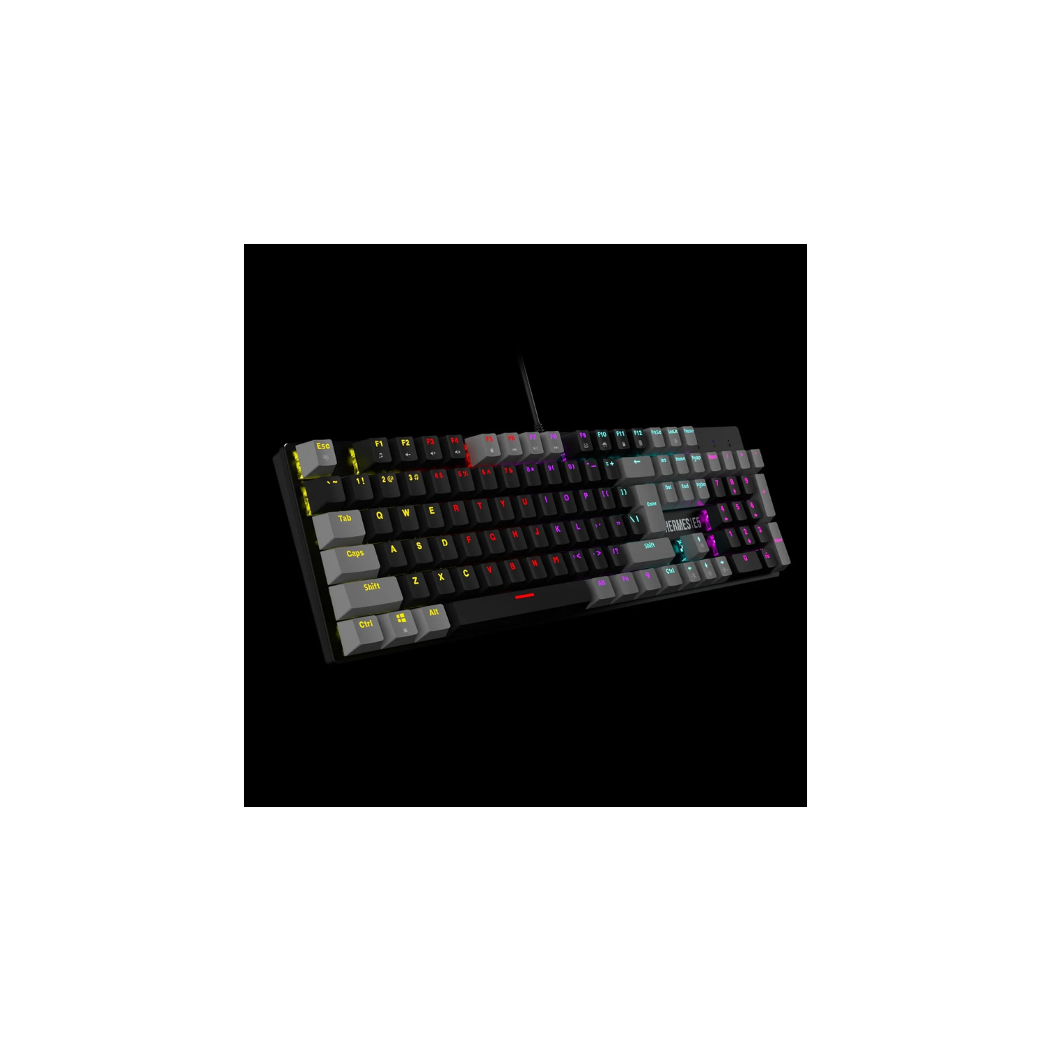 GAMDIAS Hermes E5 2-In-1 Wired Combo – Membrane Gaming Keyboard & Gaming Mouse, RGB Backlit, Ergonomic Design, Anti-Ghosting, PC Gaming Bundle